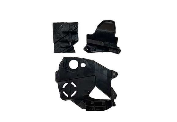 Headlight fixing set